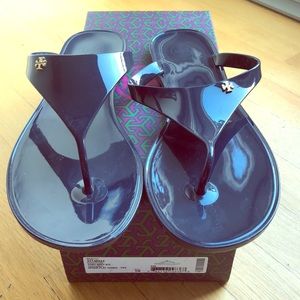 Tory Burch Navy Blue Flip flops
